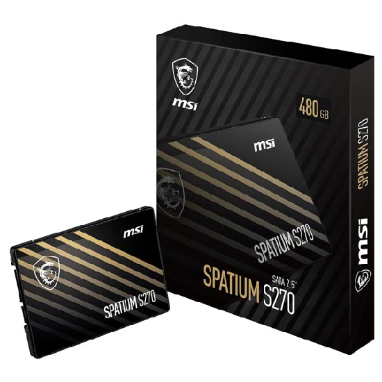 MSI SPATIUM S270 SATA 2.5 480GB Internal SSD